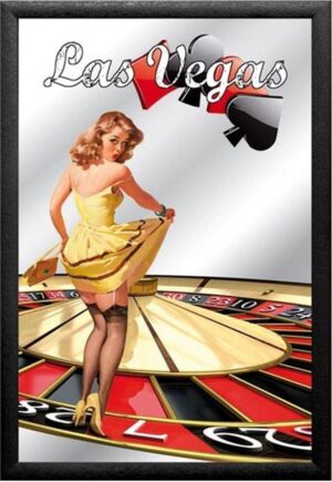 MadDeco - wandspiegel - reclame - roulette - pinup