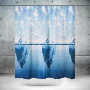 Roomture - douchegordijn - Iceberg- 180 x 200