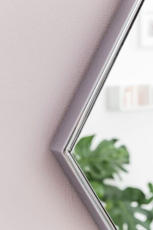 Spiegel | Wandspiegel | Honinggraat | Zilver