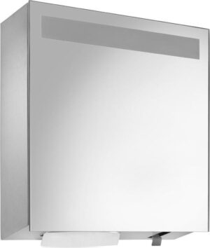 Wagner EWAR WP600 spiegelkast met ingebouwde zeepdispenser en handdoekdispenser
