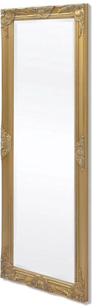 vidaXL Wandspiegel Barok 140 x 50 cm goud