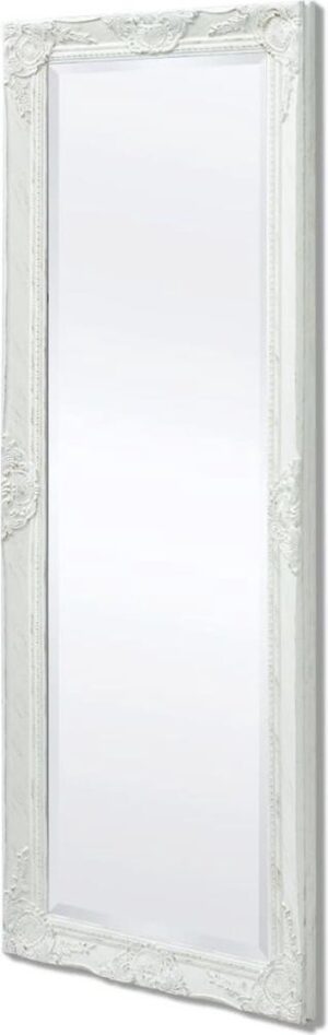 vidaXL Wandspiegel Barok 140 x 50 cm wit