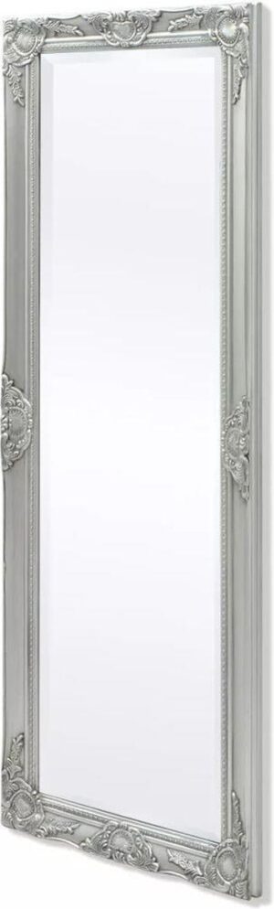 vidaXL Wandspiegel Barok 140 x 50 cm zilver