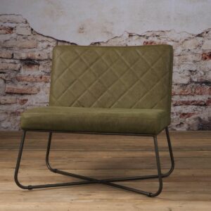 Tower Living fauteuil Rodeo Leder Danza Olive