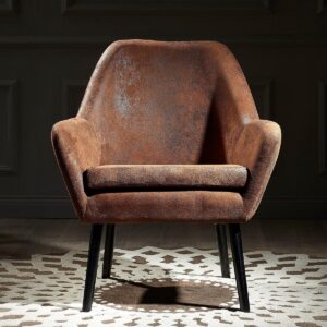 Versanora Divano fauteuil met midcentury stof styling VNF-00033AF-EU